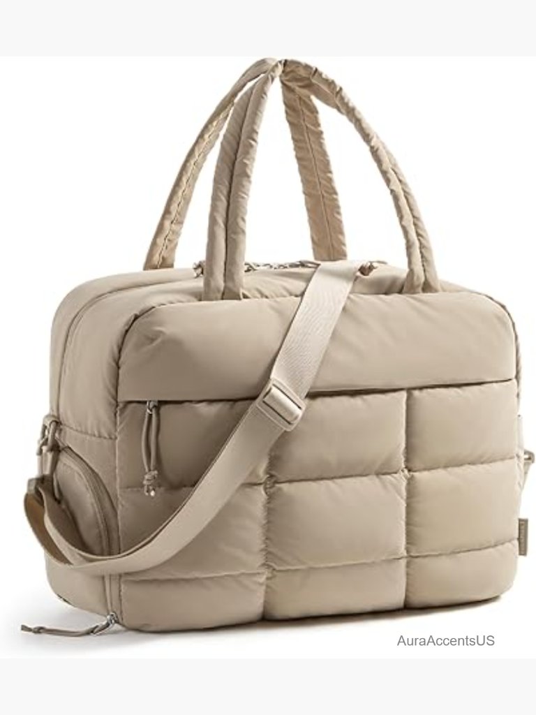 Water-Resistant Travel Duffel With Shoe Compartment, 23l